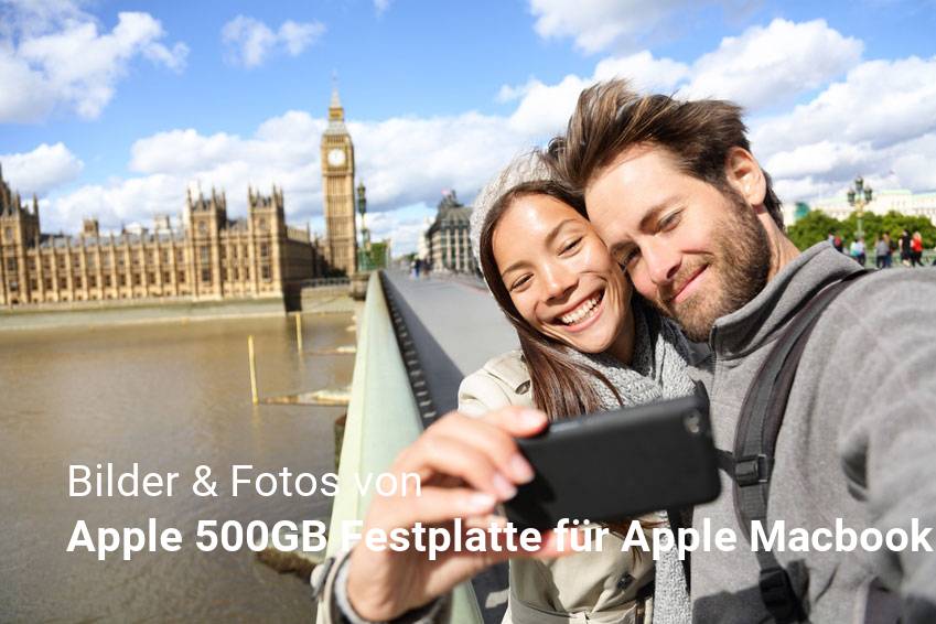 Datenrettung gelöschter Foto & Bilddateien von Apple 500GB Festplatte für Apple Macbook Pro 15