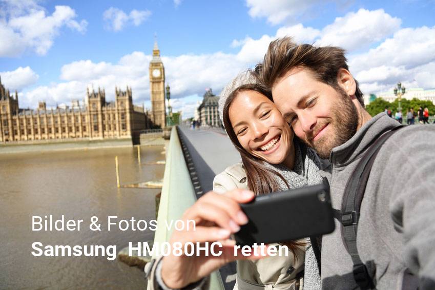 Datenrettung gelöschter Foto & Bilddateien von Samsung  HM080HC 