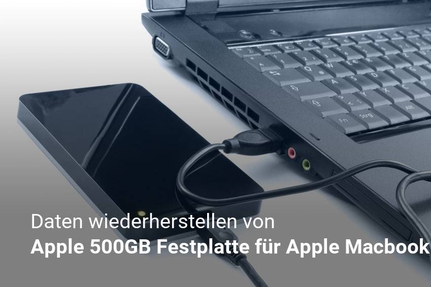 Gelöschte Dateien von Apple 500GB Festplatte für Apple Macbook Pro 15