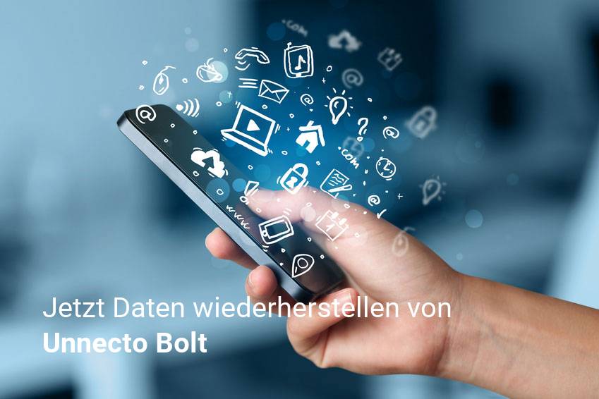 Gelöschte Unnecto Bolt Dateien retten - Fotos, Musikdateien, Videos & Nachrichten