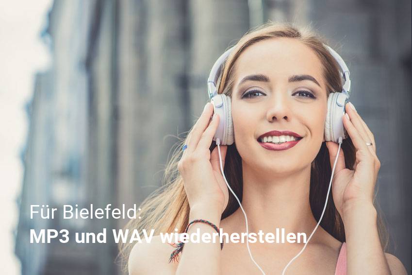 Wiederherstellung gelöschter MP3 und WAV Dateien Bielefeld